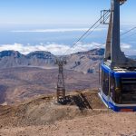 Cable-car,Going,Up,To,Peak,Of,Teide,spain,,Canary,Islands.,The
