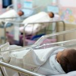 newborn baby  in hospital