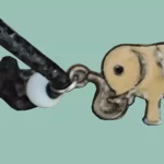 Colgante con el elefante 1