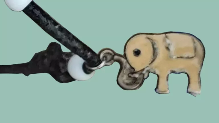 Colgante con el elefante 1