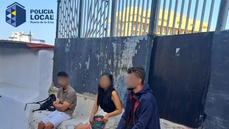 Los tres sospechosos de robo en el Puerto de la Cruz
